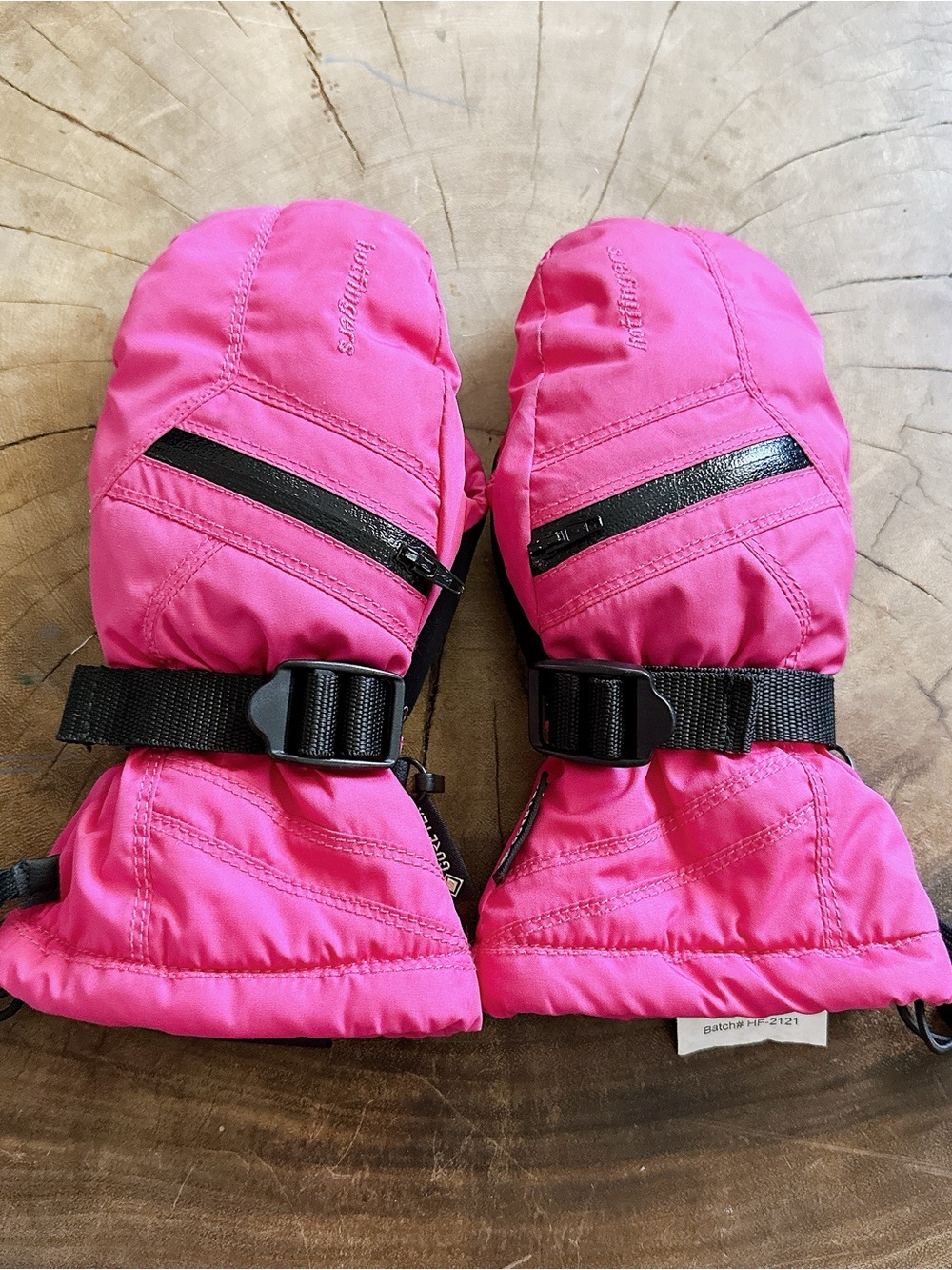 Hotfingers Youth Girls Ski Snow Mittens Pink Size M 7/8